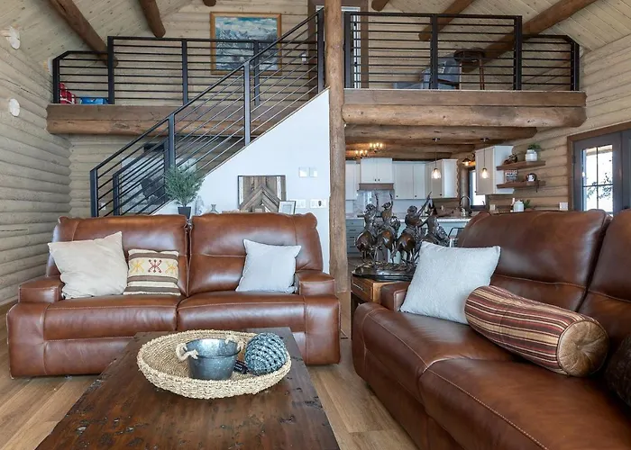 Magnificent With And Luxurious Interior In Wyoming Holiday home *